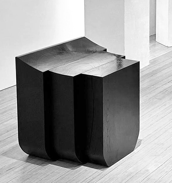 British Vogue magazine-_-K2503-_-Isac-Elam-Kaid - Monoblock wood chair