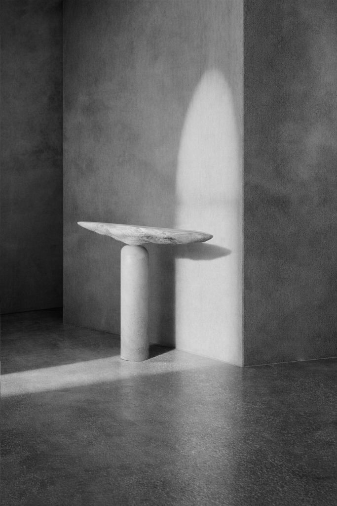 Isac Elam Kaid - Travertine Console Table - K25-2202 - 04 copy